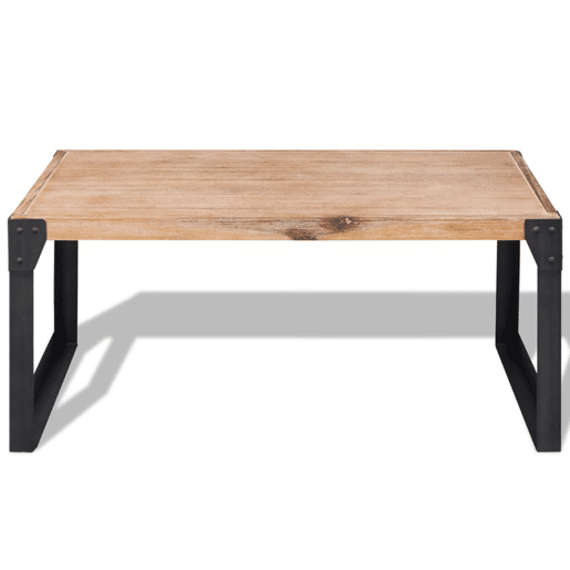 Mesa de Centro, Mesa baixa, em madeira de acácia maciça 100x60x45 cm