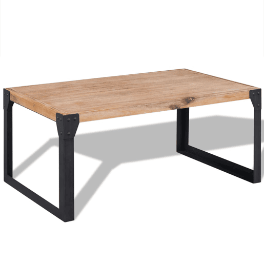 Mesa de Centro, Mesa baixa, em madeira de acácia maciça 100x60x45 cm