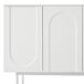 Aparador Moderno Minimalista de Madera con 4 Puertas de Arco Aparador Moderno Minimalista de Madera con 4 Puertas de Arco Blanco