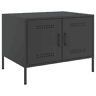 Mesa de Centro, Mesa baixa, 68x50x50,5 cm aço preto