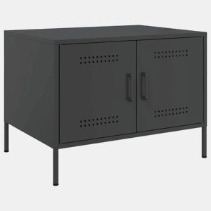 Mesa de Centro, Mesa baixa, 68x50x50,5 cm aço preto