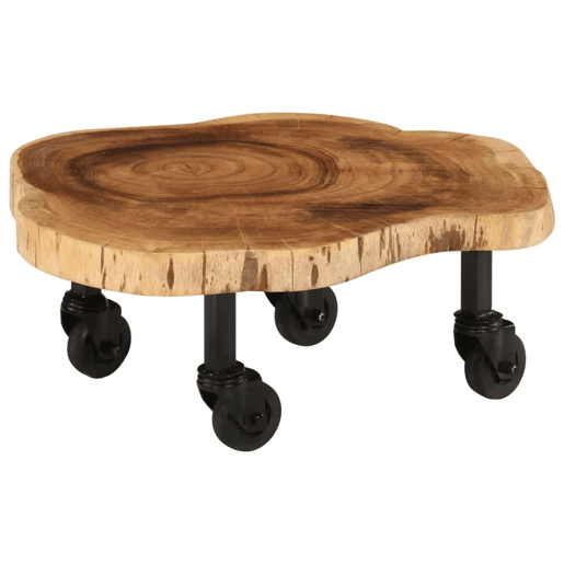 Mesa de Centro, Mesa baixa, em madeira de acácia maciça 60x55x25 cm Mesa de Centro, Mesa baixa, em madeira de acácia maciça 60x55x25 cm