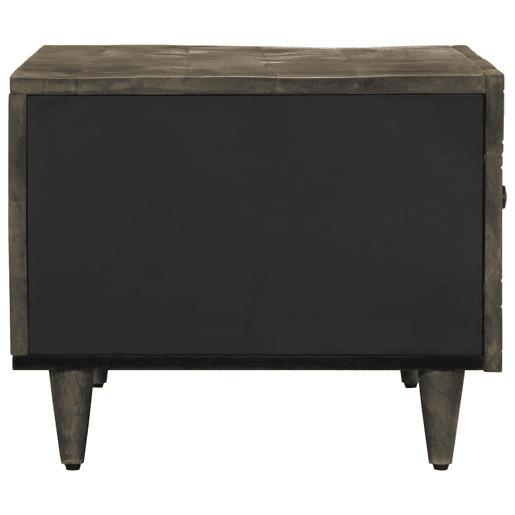 Mesa de Centro, Mesa baixa, cinzento claro 80x50x40 cm madeira mangueira maciça Mesa de Centro, Mesa baixa, cinzento claro 80x50x40 cm madeira mangueira maciça