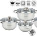 Batería de Cocina Klack de Acero Inoxidable Batería de Cocina Klack de Acero Inoxidable Gris