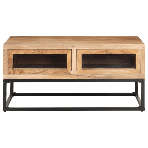 Mesa de Centro, Mesa baixa, 90x60x40 cm madeira de acácia maciça Mesa de Centro, Mesa baixa, 90x60x40 cm madeira de acácia maciça