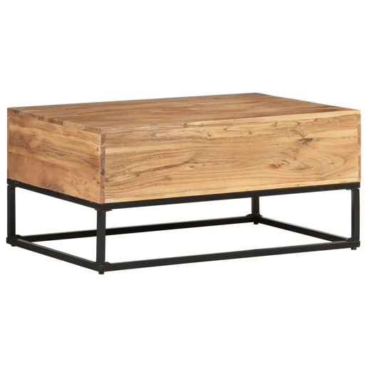 Mesa de Centro, Mesa baixa, 90x60x40 cm madeira de acácia maciça Mesa de Centro, Mesa baixa, 90x60x40 cm madeira de acácia maciça