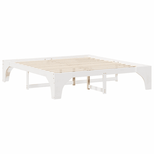 Estrutura De Cama De Casal Simple - Branco 180 x 200 cm