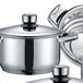 Batería de Cocina Klack de Acero Inoxidable Batería de Cocina Klack de Acero Inoxidable Gris