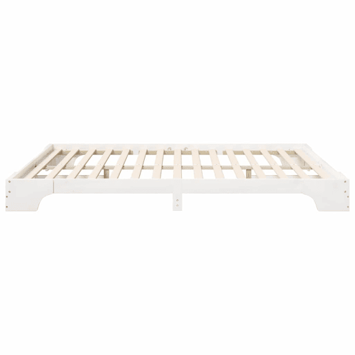 Estrutura De Cama De Casal Simple - Branco 180 x 210 cm