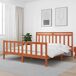 Estructura de cama matrimonial Estructura de cama matrimonial Marrón