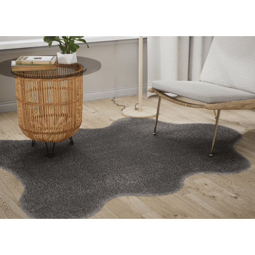Tapete 60x90 cm, cinzento escuro Tapete 60x90 cm, cinzento escuro
