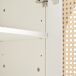 Aparador Moderno Minimalista de Madera con 5 Puertas de Ratán 145 Aparador Moderno Minimalista de Madera con 5 Puertas de Ratán 145 Blanco