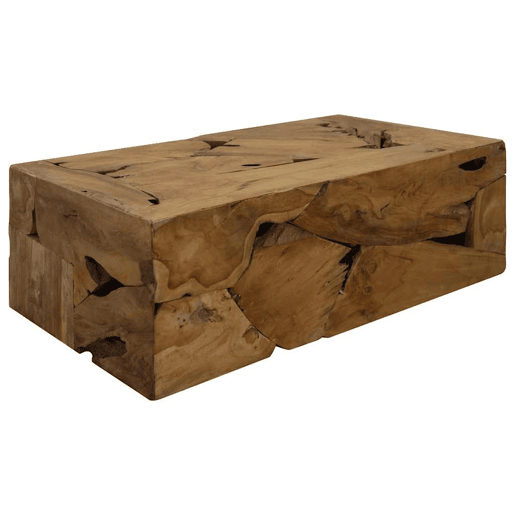Mesa de Centro, Mesa baixa, 90x50x30 cm teca genuĂna castanho Mesa de Centro, Mesa baixa, 90x50x30 cm teca genuĂna castanho