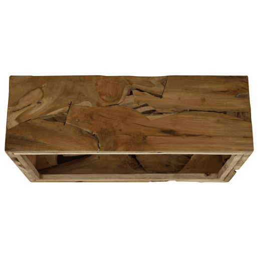 Mesa de Centro, Mesa baixa, 90x50x30 cm teca genuĂna castanho Mesa de Centro, Mesa baixa, 90x50x30 cm teca genuĂna castanho