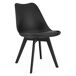 Silla de comedor, negro/negro Silla de comedor, negro/negro Negro