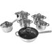 Batería de Cocina Klack con Sartén Antiadherente Batería de Cocina Klack con Sartén Antiadherente Gris