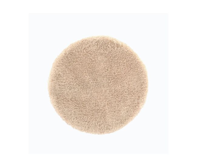 Alfombra redonda ø 90 cm, naturaleza beige