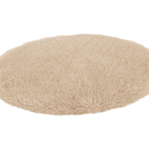 Tapete redondo Ø 90 cm, natureza bege Tapete redondo Ø 90 cm, natureza bege