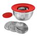 Cuenco Klack de Acero Inoxidable con Ralladores Cuenco Klack de Acero Inoxidable con Ralladores Gris