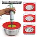 Cuenco Klack de Acero Inoxidable con Ralladores Cuenco Klack de Acero Inoxidable con Ralladores Gris