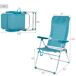Aktive - Pack 2 sillas plegables aluminio, textileno asas de mano Aktive - Pack 2 sillas plegables aluminio, textileno asas de mano Turquesa