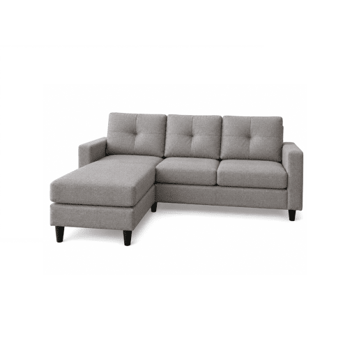Sofá com Chaise Inter (Cinza Claro)
