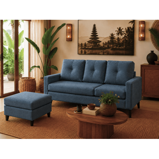 Sofá com Chaise Inter (Azul)