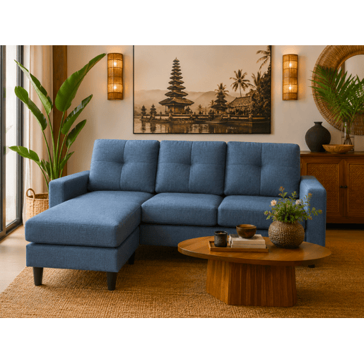 Sofá com Chaise Inter (Azul)