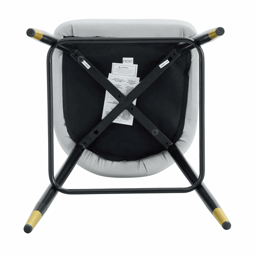 2º conjunto de bancos de bar, 100 cm - couro PU cinza claro com estrutura metálica preta e apoio para os pés confortável - Preto, Cinza Claro 2º conjunto de bancos de bar, 100 cm - couro PU cinza claro com estrutura metálica preta e apoio para os pés confortável - Preto, Cinza Claro