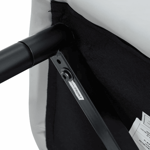 2º conjunto de bancos de bar, 100 cm - couro PU cinza claro com estrutura metálica preta e apoio para os pés confortável - Preto, Cinza Claro 2º conjunto de bancos de bar, 100 cm - couro PU cinza claro com estrutura metálica preta e apoio para os pés confortável - Preto, Cinza Claro