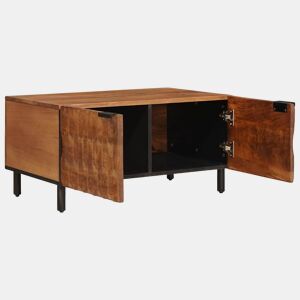 Mesa de Centro, Mesa baixa, Castanho 80 x 50 x 40 cm Madeira de manga maciça