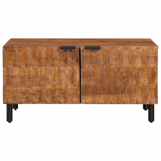 Mesa de Centro, Mesa baixa, Castanho 80 x 50 x 40 cm Madeira de manga maciça Mesa de Centro, Mesa baixa, Castanho 80 x 50 x 40 cm Madeira de manga maciça