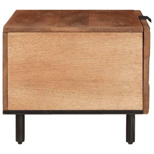Mesa de Centro, Mesa baixa, Castanho 80 x 50 x 40 cm Madeira de manga maciça Mesa de Centro, Mesa baixa, Castanho 80 x 50 x 40 cm Madeira de manga maciça