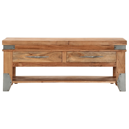 Mesa de Centro, Mesa baixa, 110x52x45 cm madeira de acácia maciça Mesa de Centro, Mesa baixa, 110x52x45 cm madeira de acácia maciça