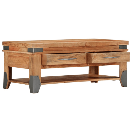 Mesa de Centro, Mesa baixa, 110x52x45 cm madeira de acácia maciça Mesa de Centro, Mesa baixa, 110x52x45 cm madeira de acácia maciça