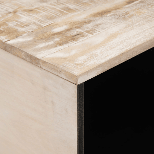 Mesa de Centro, Mesa baixa, Branco 80 x 50 x 40 cm Madeira de manga maciça Mesa de Centro, Mesa baixa, Branco 80 x 50 x 40 cm Madeira de manga maciça