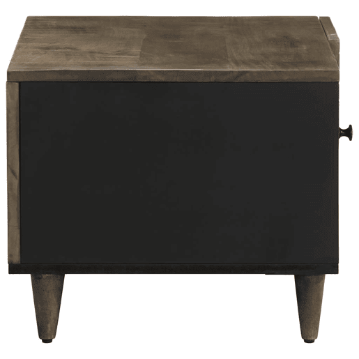 Mesa de Centro, Mesa baixa, cinzento claro 80x50x40 cm madeira mangueira maciça Mesa de Centro, Mesa baixa, cinzento claro 80x50x40 cm madeira mangueira maciça