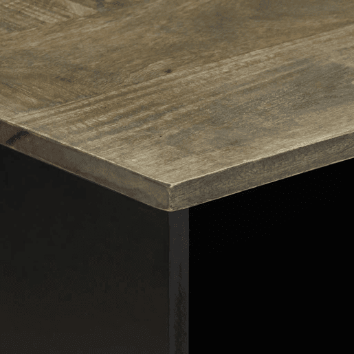 Mesa de Centro, Mesa baixa, cinzento claro 80x50x40 cm madeira mangueira maciça Mesa de Centro, Mesa baixa, cinzento claro 80x50x40 cm madeira mangueira maciça
