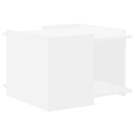 Mesa de Centro, Mesa baixa, Branco 50,5 x 50 x 33 cm Derivados de Madeira Mesa de Centro, Mesa baixa, Branco 50,5 x 50 x 33 cm Derivados de Madeira
