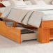 Estructura de cama matrimonial Estructura de cama matrimonial Marrón