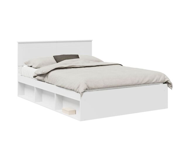 Estructura de cama doble matrimonial - 140 x 190 cm madera de ingeniería