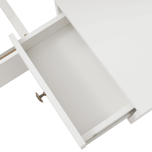 Cama para adultos 180x200 cm com mesas de cabeceira suspensas + portas LED e USB + estrado - madeira - branco Cama para adultos 180x200 cm com mesas de cabeceira suspensas + portas LED e USB + estrado - madeira - branco