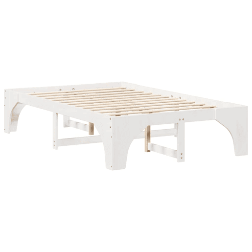 Estrutura De Cama De Casal Simple - Branco 140 x 190 cm