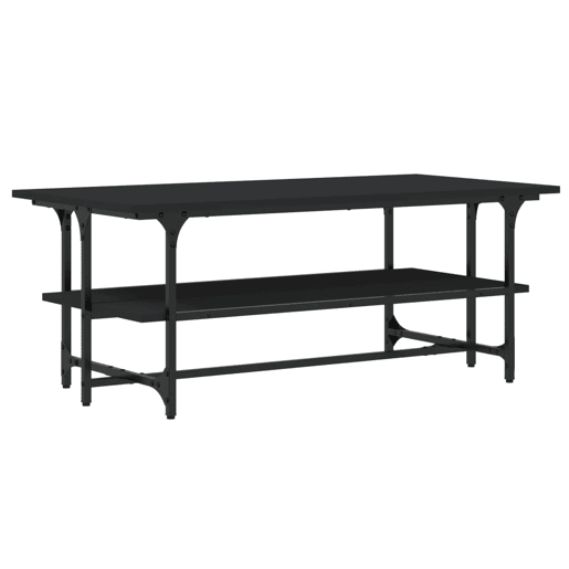 Mesa de Centro, Mesa baixa, 100x50x40 cm derivados de madeira preto