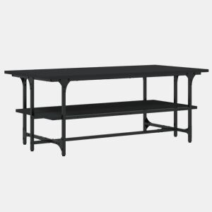 Mesa de Centro, Mesa baixa, 100x50x40 cm derivados de madeira preto