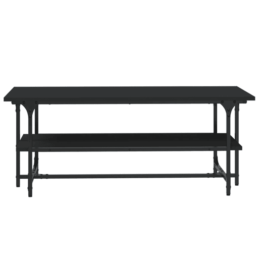 Mesa de Centro, Mesa baixa, 100x50x40 cm derivados de madeira preto