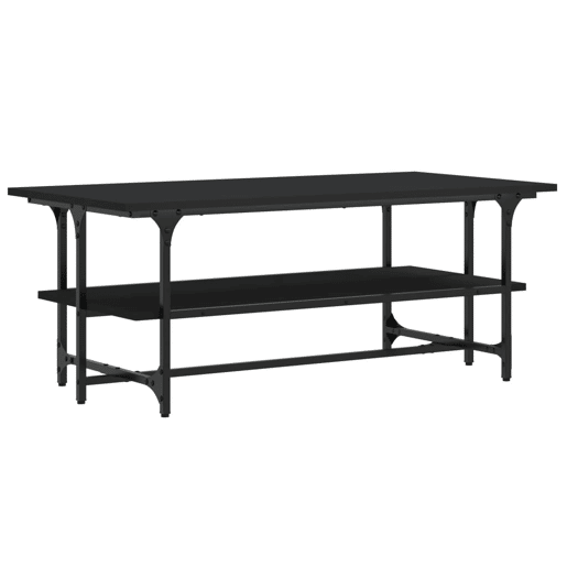 Mesa de Centro, Mesa baixa, 100x50x40 cm derivados de madeira preto