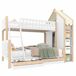 Cama litera Cama litera Natural/ Blanco