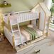 Cama litera Cama litera Natural/ Blanco