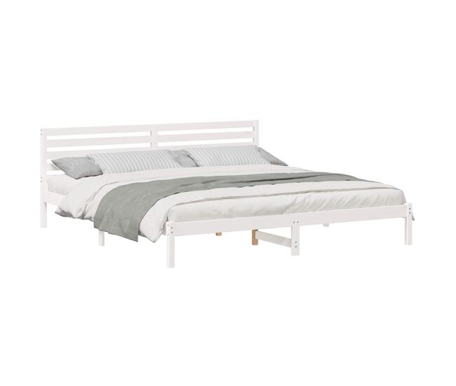 Estructura de cama doble matrimonial - 180 x 220 cm madera de pino macizo